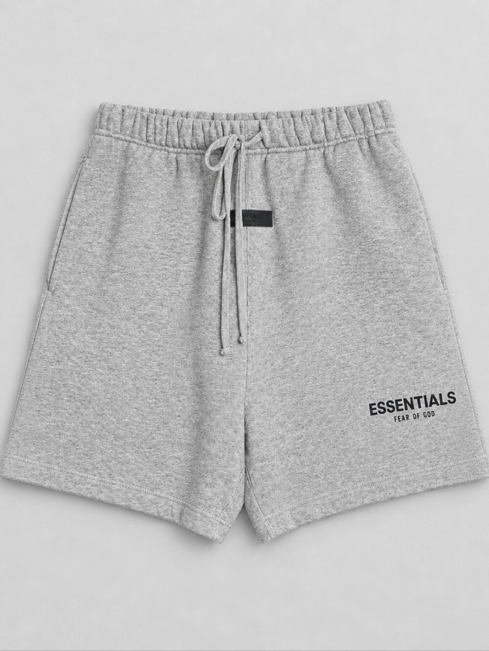 Fear of God ESSENTIALS Grey Fleece Drawstring Shorts Men’s XS